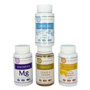 Комплексна програма Вітаміни для жінок &ndash; Omega 3, Вітамін D3, Магній, Цинк Рослина Карпат 484768 484768 фото