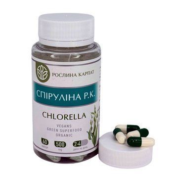 Спіруліна Chlorella &ndash; суперфуд для енергії, очищення та здоров&rsquo;я Рослина Карпат 484804 484804 фото