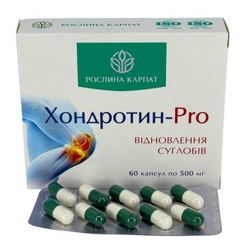 Хондротин-PRO 60 таб. &ndash; природний захист ваших суглобів Рослина Карпат 484814 484814 фото