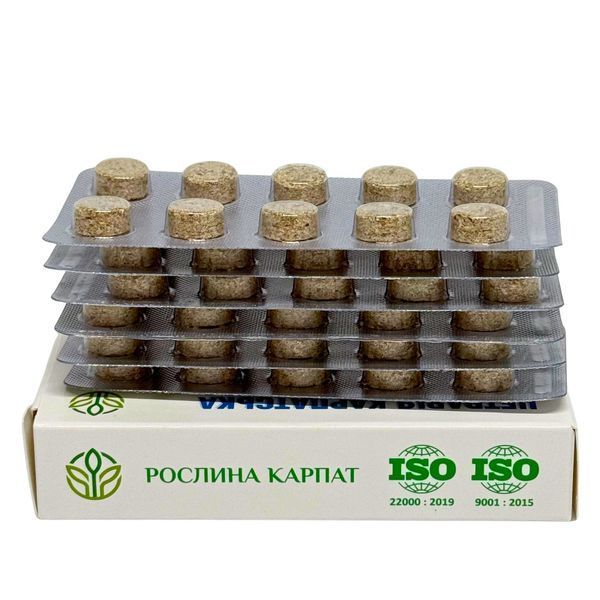 Цетрария карпатская 60 таб. &ndash; природное средство для дыхания Рослина Карпат 484815 484815 фото